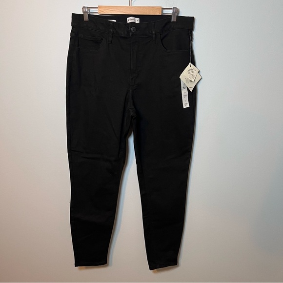 Ava & Viv High Rise Skinny Black Jeans Women’s 17 Stretchy Denim Fabric NEW! - Picture 3 of 7
